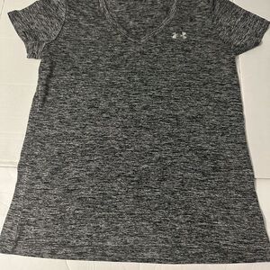 Under‎ Armour Women's Gray V-Neck Top